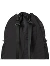 Nylon color matching string backpack Black - THE GREEN LAB - BALAAN 4