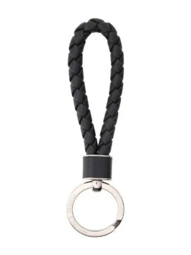 Intrecciato leather key ring holder - BOTTEGA VENETA - BALAAN 1