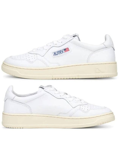 Medalist Leather Low Top Sneakers White - AUTRY - BALAAN 2