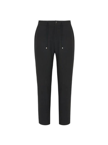 Tapered One Tuck Banding Slacks Black - SOLEW - BALAAN 1