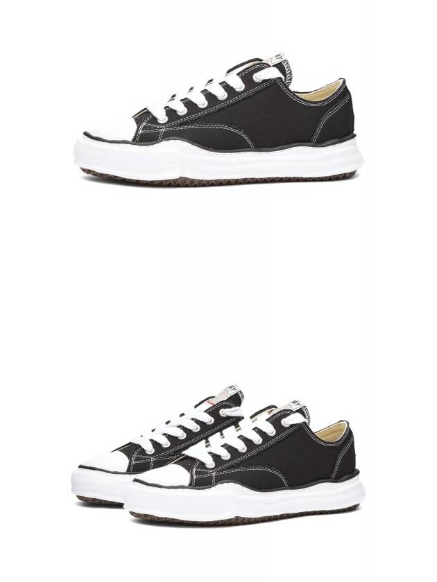 Peterson OG Sole Canvas Low Sneakers Black - MAISON MIHARA YASUHIRO - BALAAN 5