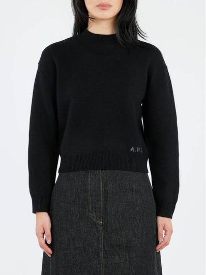 Esther Wool Knit Top Black - A.P.C. - BALAAN 2