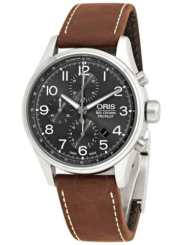 Oris Big Crown Propilot Chronograph Automatic Grey Dial Men's Watch 01 774 7699 4063-07 5 22 05FC - ORIS - BALAAN 1