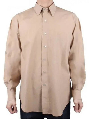 Men s Washed Pins Twill Big Shirt Light Brown A24SS02TN LIGHTBROWN 1120836 - AURALEE - BALAAN 1