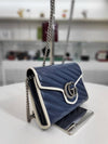 GG Marmont Matelasse Mini Chain Bag 573807 - GUCCI - BALAAN 4