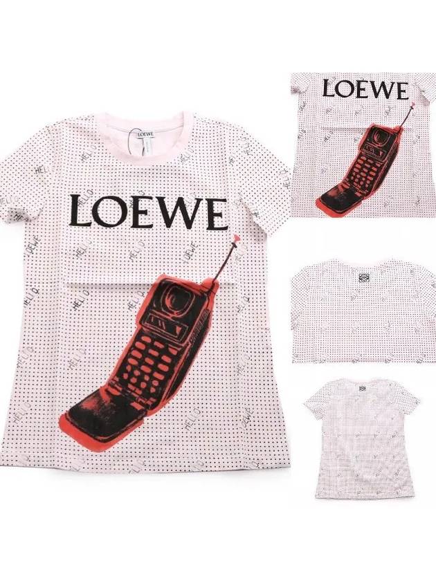 printed short sleeve t-shirt - LOEWE - BALAAN 7