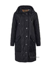 Diamond Quilted Hooded Single Coat Black - BURBERRY - BALAAN 2