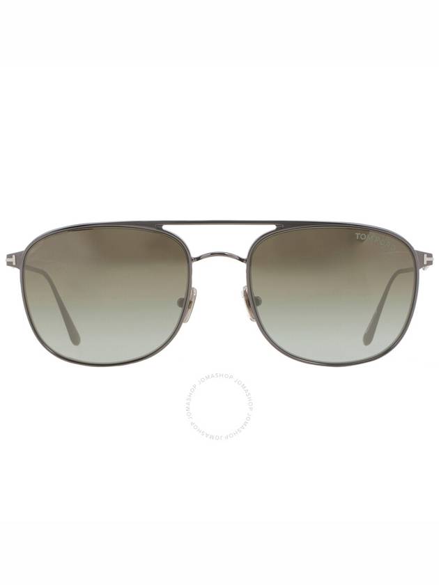 Tom Ford Jake Brown Gradient Navigator Men's Sunglasses FT0827 12Q 56 - TOM FORD - BALAAN 1