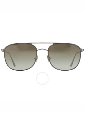 Tom Ford Jake Brown Gradient Navigator Men's Sunglasses FT0827 12Q 56 - TOM FORD - BALAAN 1