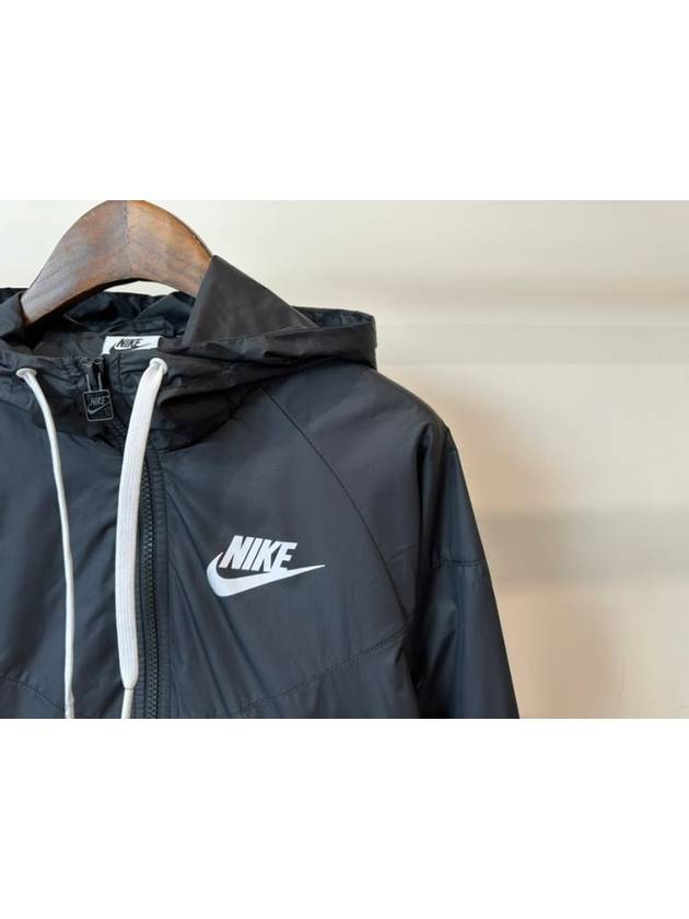 Wind Runner Windbreaker Jacket AR3093 011 Black WOMENS S M Asian Fit - NIKE - BALAAN 2