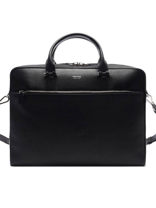 Logo Stamped Leather Brief Case H0415LGO011S - TOM FORD - BALAAN 2