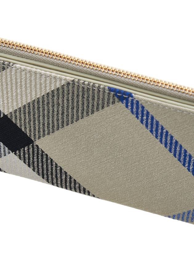 Check Bifold Long Wallet Lichen - BURBERRY - BALAAN 7