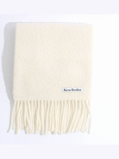 Wool Fringe Scarf  White - ACNE STUDIOS - BALAAN 2