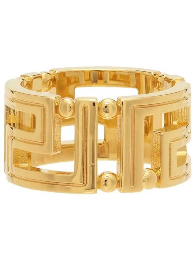 Greca Detail Ring Gold - VERSACE - BALAAN 5