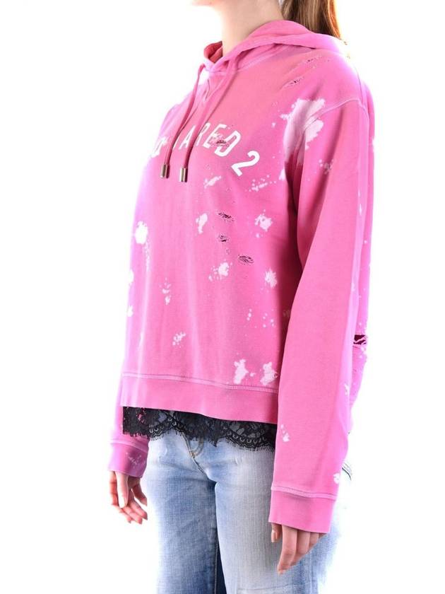 Hooded Sweatshirt S75GU0456 S25030399 FUCSIA - DSQUARED2 - BALAAN 5