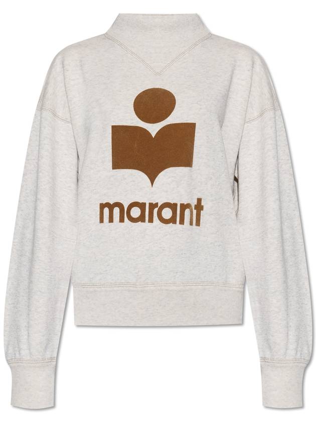 Marant Etoile Sweatshirt Moby, Women's, Cream - ISABEL MARANT ETOILE - BALAAN 1