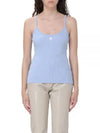 Logo Knit Sleeveless Sky Blue - COURREGES - BALAAN 2