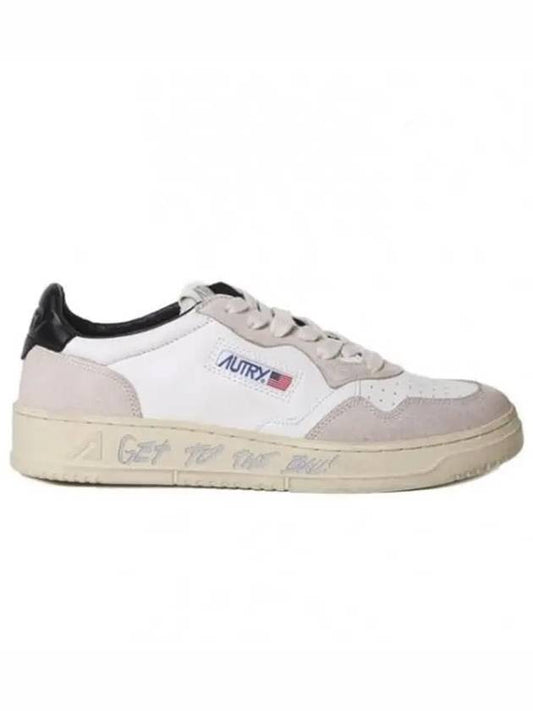 Men's Medalist Leather Low Top Sneakers White - AUTRY - BALAAN 2