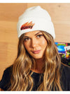 AU Australia FLAMES Beanie ST735007 White ONE SIZE - STUSSY - BALAAN 1