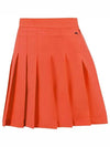 Women's Adina Golf Pleated Skirt Ketchup - J.LINDEBERG - BALAAN 2