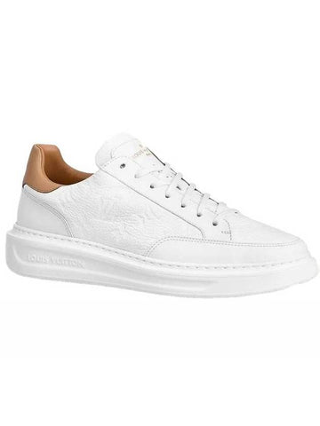 Men's Beverly Hills Low Top Sneakers White - LOUIS VUITTON - BALAAN 1