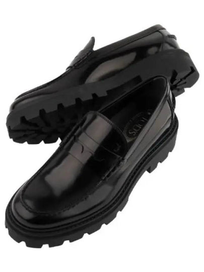 Leather Loafers Black - TOD'S - BALAAN 2