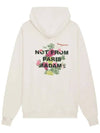 Graph Slogan Print Hoodie HO108 CREAM - DROLE DE MONSIEUR - BALAAN 3