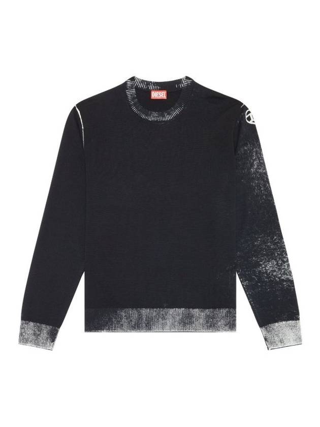 K Larence B Knit Top Black - DIESEL - BALAAN 2