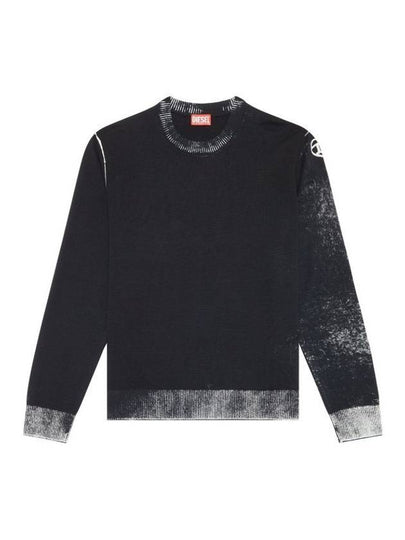 K Larence B Knit Top Black - DIESEL - BALAAN 2