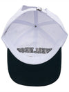 Wellness Club Embroidered Logo Two Tone Ball Cap White - SPORTY & RICH - BALAAN 6