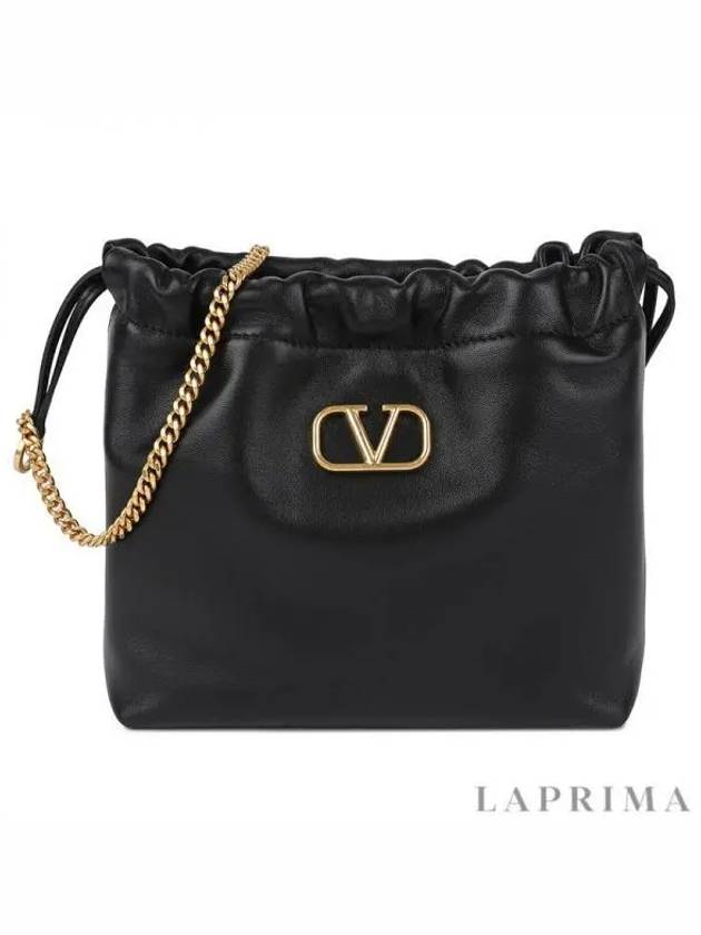 V logo bucket chain cross bag 4W2 39008407 271986 1054690 - VALENTINO - BALAAN 1