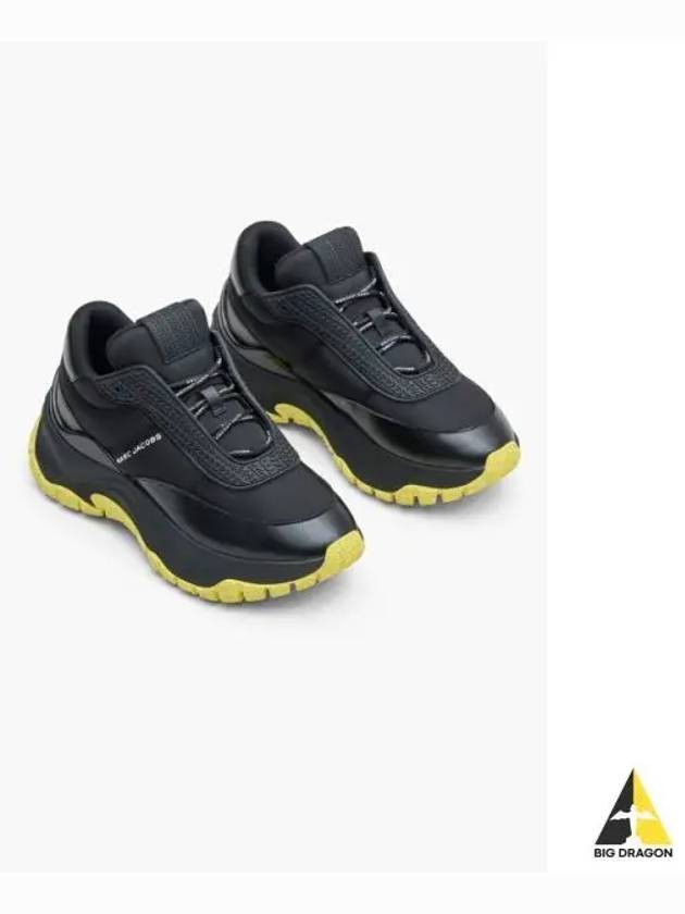 The Lazy Runner Black Yellow MS4AW23001YEX - MARC JACOBS - BALAAN 1