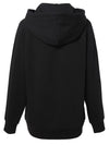 Lettering Embroidered Hoodie Black - BURBERRY - BALAAN 4