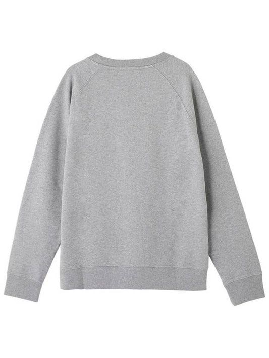 [MAISON KITSUNE] PROFILE FOX STAMP CLEAN SWEATSHIRT - GREY MELANGE - MAISON KITSUNE - BALAAN 2