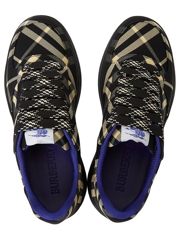 Check Terrace Low Top Sneakers Black - BURBERRY - BALAAN 3