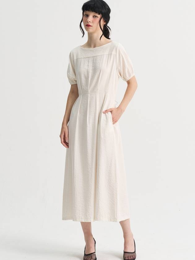 Sistine Pintuck Long Dress Ivory - SORRY TOO MUCH LOVE - BALAAN 2