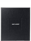 Smooth Leather Classic Logo Half Wallet Black - SAINT LAURENT - BALAAN 7