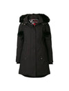 Women's Stilling Black Fur Padding Black - MOOSE KNUCKLES - BALAAN.