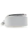 1DR Round Logo Leather Mini Shoulder Bag White - DIESEL - BALAAN 6