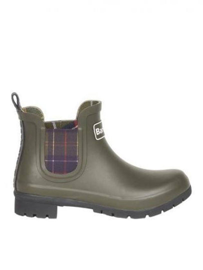 Women's Kingham Wellington Rain Boots Olive - BARBOUR - BALAAN 2