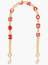 Heart Shoulder Chain Strap True Red Gold S354M06RE22 631 - MARC JACOBS - BALAAN 2