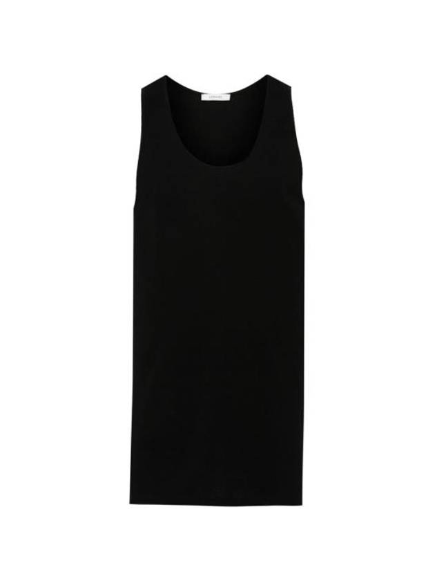 Rib Debardeur Sleeveless Black - LEMAIRE - BALAAN 1