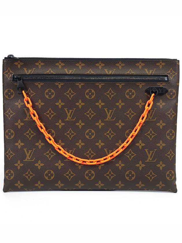 M44484 Monogram Virgil Abloh Chain Clutch Bag - LOUIS VUITTON - BALAAN 2