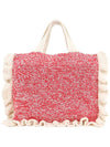 Crochet Tote Bag Pink - GANNI - BALAAN 3