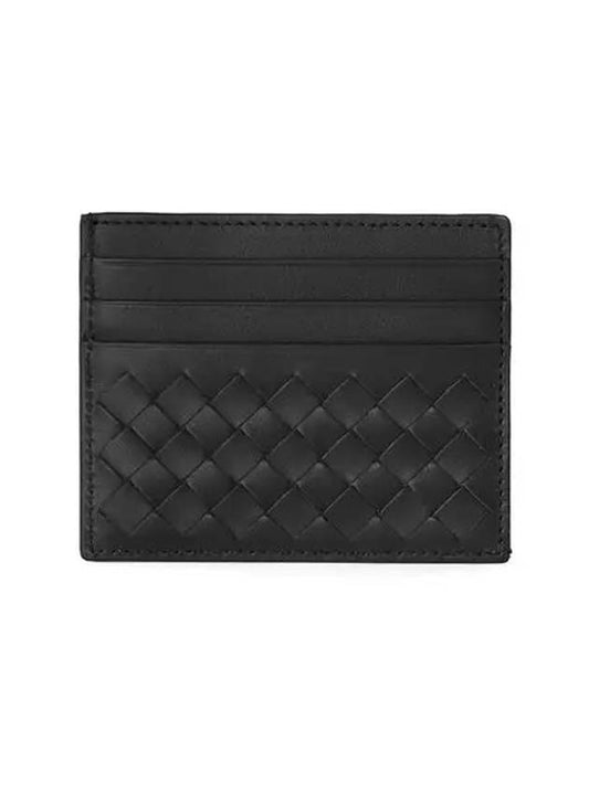 Intrecciato Card Wallet Black - BOTTEGA VENETA - BALAAN 2