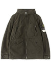 David Light TC Mircropile Hooded Jacket Dark Green - STONE ISLAND - BALAAN 2