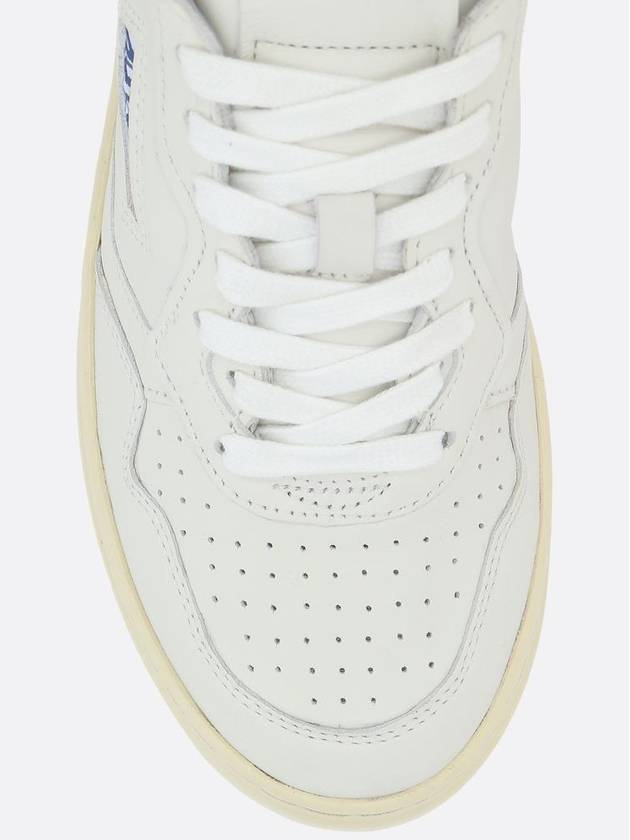 Medalist Goatskin Low Top Sneakers White - AUTRY - BALAAN 5