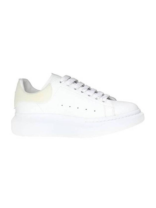 Larry Oversole White Line Tab Low Top Sneakers White - ALEXANDER MCQUEEN - BALAAN 1