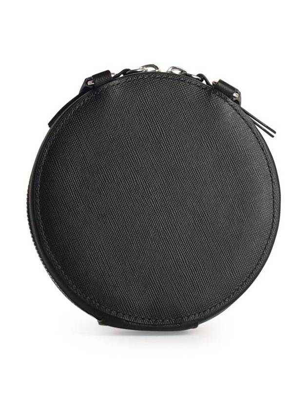 Micro Circle Leather Cross Bag Black - MAISON MARGIELA - BALAAN 4