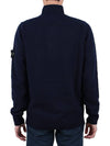 Wappen Patch Button Knit Top Navy - STONE ISLAND - BALAAN 6